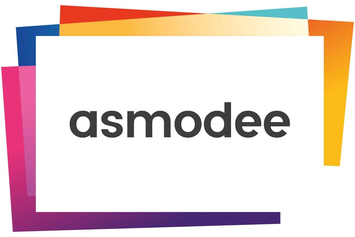 Logo du distributeur Asmodee, soutien du festival de jeux de société Ludi'Vaux