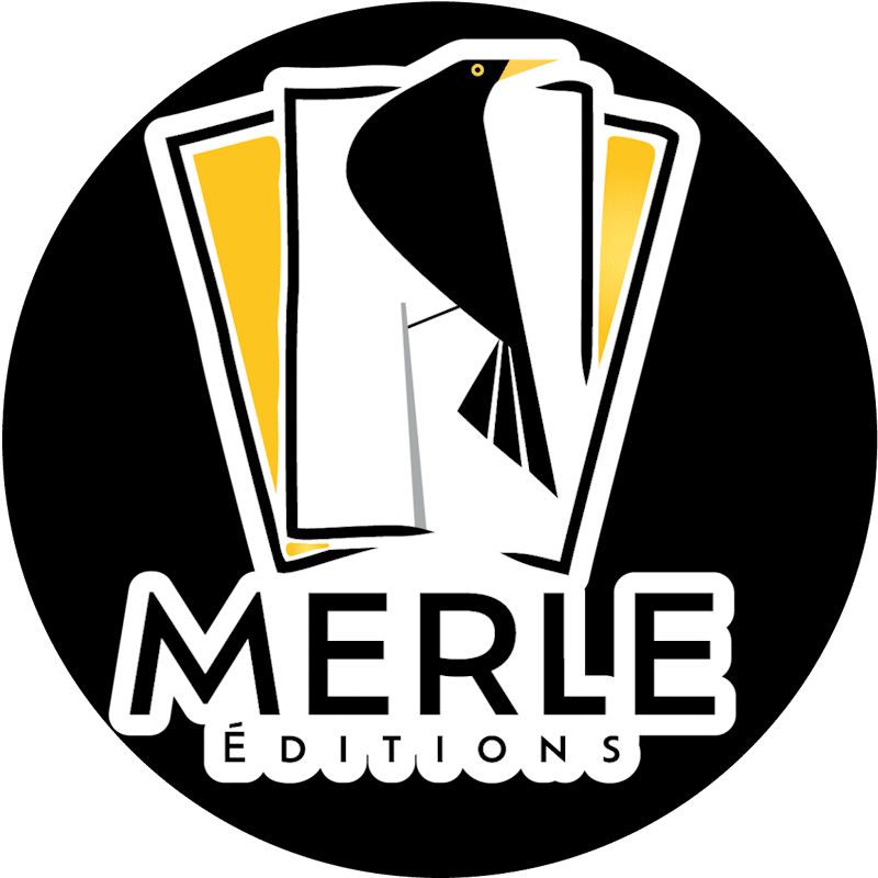 Logo de Merle éditions, éditeur de jeux de société participant au festival Ludi'Vaux