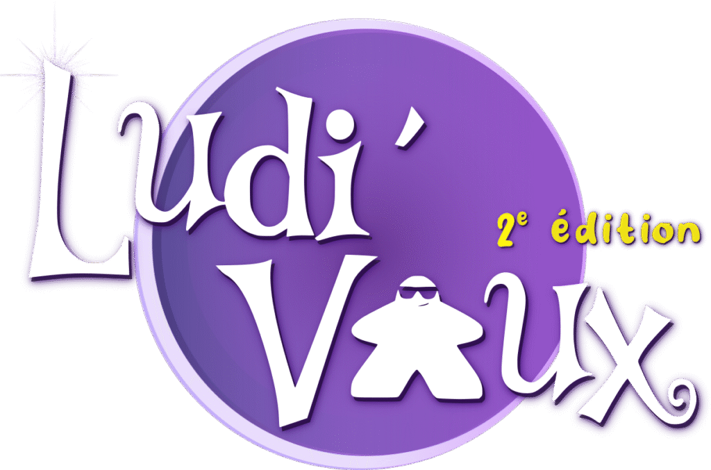 Logo de la 2e édition du festival ludique Ludi'Vaux 2026, basé à Melun Val de Seine en Seine-et-Marne (77).