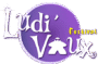 Logo du Festival de Jeux Ludi'Vaux, basé à Melun Val de Seine en Seine-et-Marne (77).