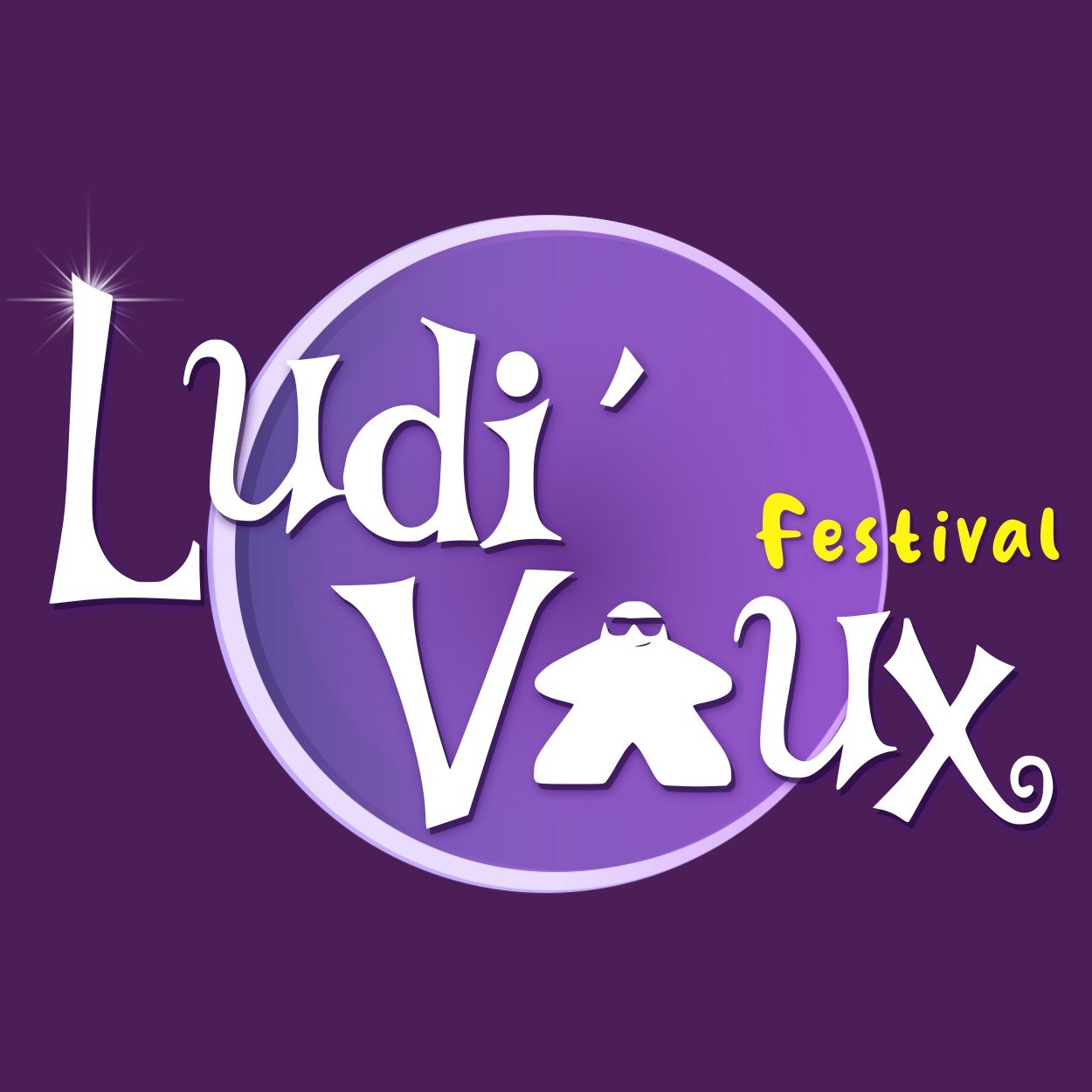 Logo du Festival de Jeux Ludi'Vaux, basé à Melun Val de Seine en Seine-et-Marne (77).